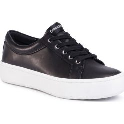 Sneakersy CALVIN KLEIN - Corrica E4474 Black/Dusty Blue. Czarne półbuty damskie Calvin Klein, ze skóry ekologicznej. W wyprzedaży za 549,00 zł.