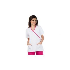 Bluza medyczna damska lamówka r. 52. Bluzy damskie Modernbhp, bez wzorów, z tkaniny, z długim rękawem, długie, bez kaptura. Za 54,91 zł.