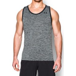 Under Armour Koszulka męska Tech Tank-BLK//BLK szara r. M (1242793-006). Szare koszulki sportowe męskie Under Armour, m. Za 89,00 zł.