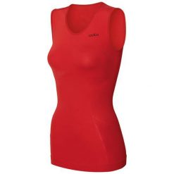Podkoszulki damskie: Odlo Podkoszulek damski Odlo Singlet crew neck EVOLUTION LIGHT czerwony r. L (181021)