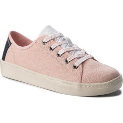 Tenisówki TOMMY JEANS - Light Textile Low EN0EN00229 Rose Cloud 646. Różowe półbuty damskie Tommy Jeans, bez wzorów, z jeansu, bez zapięcia. W wyprzedaży za 209,00 zł.