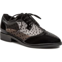 Oxfordy ALDO - Polka 15628295 001. Czarne półbuty damskie ALDO, bez obcasa, bez zapięcia. Za 249,00 zł.