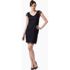 S.Oliver Black Label - Sukienka damska, niebieski. Niebieskie sukienki damskie marki s.Oliver BLACK LABEL, s, bez wzorów, z koronki, bez kołnierzyka, bez rękawów. Za 349,95 zł.