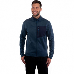 Sam73 Bluza Męska Mm 711 240 L. Brązowe bluzy męskie rozpinane marki SOLOGNAC, m, z elastanu. Za 159,00 zł.
