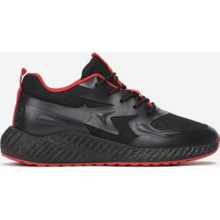 Czarno-Czerwone Buty Sportowe Last Power. Czarne buty sportowe męskie Born2be, z gumy, na sznurówki. Za 99,99 zł.