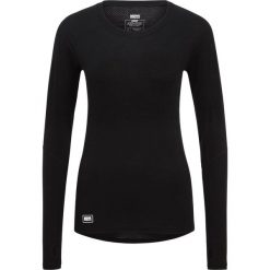 Podkoszulki damskie: Mons Royale BELLA TECH LONGSLEEVE GEO Podkoszulki black