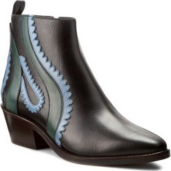 Botki damskie lity: Botki PINKO - Cascate 20162 PBKSH 1P20SS Y2VE Nero/Verde ZS1