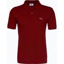 Lacoste - Męska koszulka polo, czerwony. Czerwone koszulki męskie Lacoste, s, bez wzorów, z bawełny, polo, bez rękawów. Za 399,95 zł.