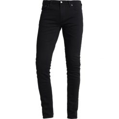 Jeansy męskie: Nudie Jeans SKINNY LIN Jeans Skinny Fit black denim