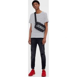 Jeansy męskie: Jeansy skinny fit z przetarciami