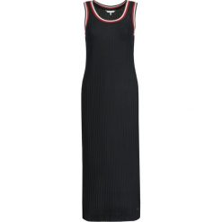 Sukienka codzienna TOMMY HILFIGER Carmen WW0WW25367. Niebieskie sukienki damskie TOMMY HILFIGER, na co dzień, s, bez wzorów, bez kołnierzyka, bez rękawów, proste. W wyprzedaży za 379,00 zł.