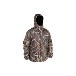 Kurtka myśliwska Sibir 100 camo. Pomarańczowe kurtki sportowe męskie SOLOGNAC, xl, bez wzorów, z poliesteru, bez kaptura. Za 199,99 zł.
