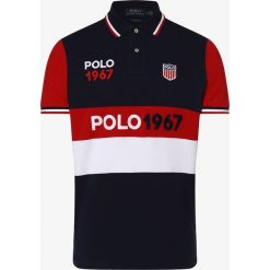 Polo Ralph Lauren - Męska koszulka polo – Custom Slim Fit, niebieski. Niebieskie koszulki polo męskie Polo Ralph Lauren, xl, bez wzorów, klasyczne, bez rękawów. Za 629,95 zł.