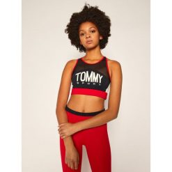 Biustonosz top Tommy Sport S10S100663. Niebieskie topy damskie Tommy Sport, s, bez wzorów, bez kołnierzyka. Za 249,00 zł.