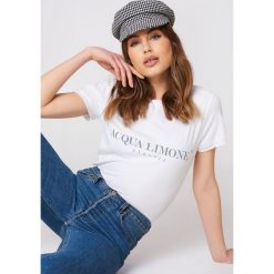 Acqua Limone T-shirt Classic - White. Białe t-shirty męskie marki Acqua Limone, z nadrukiem. Za 202,95 zł.