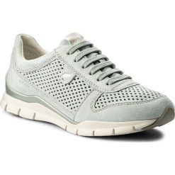 Sneakersy GEOX - D Sukie F D62F2F 00022 C4004 Azure. Niebieskie półbuty damskie Geox, ze skóry. W wyprzedaży za 289,00 zł.