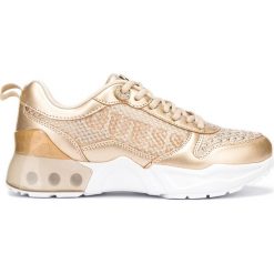 Guess Tandey Tenisówki Złoty. Żółte trampki i tenisówki damskie Guess, z aplikacjami, z materiału, bez zapięcia. Za 610,95 zł.