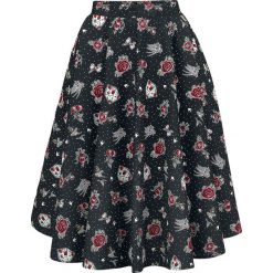 Hell Bunny Stevie 50's Skirt Spódnica czarny. Czarne spódniczki damskie marki Hell Bunny, s, bez wzorów. Za 194,90 zł.