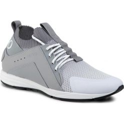 Sneakersy HUGO - Hybrid 50428662 10225870 01 Medium Grey 030. Szare sneakersy męskie HUGO, na co dzień, bez wzorów, ze skóry ekologicznej, bez zapięcia. Za 849,00 zł.