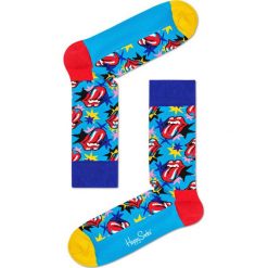Happy Socks - Skarpety Rolling Stones I Got The Blue. Niebieskie skarpetki męskie marki Happy Socks, z elastanu. Za 54,90 zł.