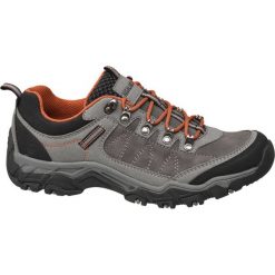 Trekkingowe buty męskie Highland Creek popielate. Szare buty trekkingowe męskie marki Highland Creek, z materiału, na sznurówki. Za 119,90 zł.