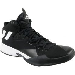 Adidas Dual Threat 2017 BY4182. Czarne buty sportowe męskie Adidas, z tkaniny, bez zapięcia, do koszykówki. W wyprzedaży za 269,99 zł.