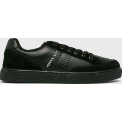 Versace Jeans - Buty. Czarne buty sportowe męskie Versace Jeans, z jeansu, na sznurówki. W wyprzedaży za 479,90 zł.