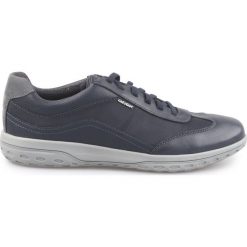 Geox Mansel Tenisówki Niebieski. Niebieskie trampki męskie Geox, ze skóry. Za 464,95 zł.