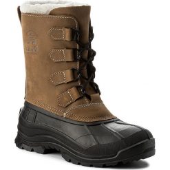 Śniegowce KAMIK - Alborg WK0011 Tan. Pomarańczowe śniegowce męskie Kamik, bez zapięcia. W wyprzedaży za 349,00 zł.
