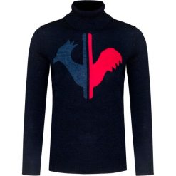 Sweter ROSSIGNOL W CLASSIQUE ROLL Granatowy. Niebieskie golfy damskie marki Rossignol, z wełny. Za 600,00 zł.