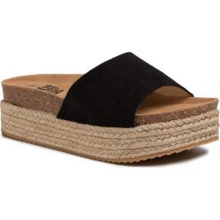 Espadryle XTI - 34278 Negro. Czarne espadryle damskie Xti, bez wzorów, ze skóry, bez obcasa. Za 189,00 zł.