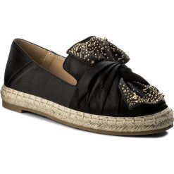 Espadryle JENNY FAIRY WS56705-2. Czarne espadryle damskie Jenny Fairy, bez wzorów, z materiału, bez obcasa. W wyprzedaży za 39,99 zł.