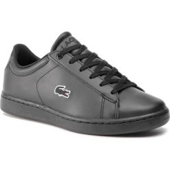 Sneakersy Lacoste Carnaby Evo Bl 3 Suj 7-37SUJ001302H. Czarne półbuty damskie Lacoste. Za 299,99 zł.