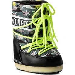 Buty zimowe chłopięce: Śniegowce MOON BOOT – Jr T-Rex 34000900002 Black/Green