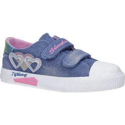 Niebieskie trampki jeansowe na rzepy casu a9058. Niebieskie trampki dziewczęce Casu, bez wzorów, z jeansu, na rzepy. Za 49,99 zł.