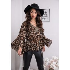 Bluzka Leo Boho. Bluzki damskie Modaforyou, s, z aplikacjami, z poliesteru, boho, bez kołnierzyka, bez rękawów. Za 89,00 zł.