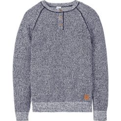Sweter bonprix ciemnoniebieski melanż. Niebieskie swetry męskie bonprix, s, melanż. Za 84,99 zł.