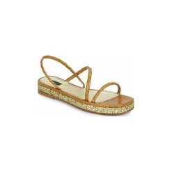 Sandały Marc Jacobs MJ16405. Pomarańczowe sandały damskie marki Marc Jacobs, bez wzorów, bez obcasa, bez zapięcia. Za 1399,20 zł.