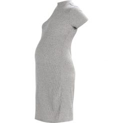 Sukienki: GAP Maternity MOCK NECK Sukienka dzianinowa light grey marle