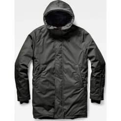 G-Star Raw - Kurtka. Czarne kurtki męskie bomber G-Star RAW, l, z acetatu, retro, z kapturem. W wyprzedaży za 949,90 zł.