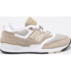 New Balance - Buty. Brązowe buty sportowe męskie marki New Balance, ze skóry. W wyprzedaży za 239,90 zł.