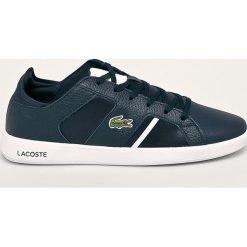 Lacoste - Buty Novas 120. Niebieskie sneakersy męskie Lacoste, z okrągłym noskiem, na sznurówki. Za 399,90 zł.