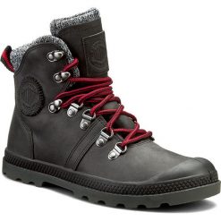 Trapery PALLADIUM - Pallabrouse Hikr Lp 95140-041-M Black/Red/Castlerock. Czarne trapery damskie Palladium, ze skóry. W wyprzedaży za 259,00 zł.