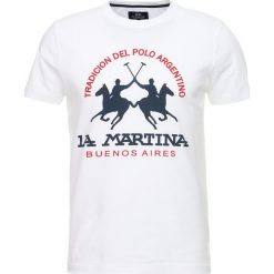 T-shirty męskie z nadrukiem: La Martina Tshirt z nadrukiem optic white