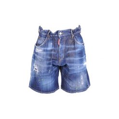 Szorty i Bermudy Dsquared S71MU0519. Niebieskie spodenki i szorty męskie Dsquared, s, bez wzorów. Za 1099,00 zł.