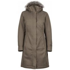 Marmot Wm's Chelsea Coat Deep Olive L. Zielone kamizelki damskie puchowe marki Marmot, na zimę, s, bez wzorów, sportowe, bez kaptura. W wyprzedaży za 899,00 zł.