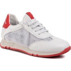 Sneakersy HISPANITAS - Kioto HV09973 White. Białe półbuty damskie Hispanitas, na co dzień, bez wzorów, ze skóry, bez obcasa, na płaskiej podeszwie, bez zapięcia. Za 449,00 zł.