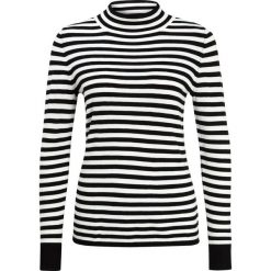 Swetry klasyczne damskie: comma casual identity Sweter grey/black stripes