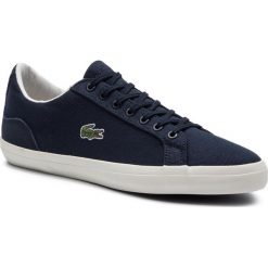 Tenisówki LACOSTE - Lerond 219 1 Cma 7-37CMA0047J18 Nvy/Off Wht. Niebieskie półbuty męskie Lacoste, bez wzorów, ze skóry, eleganckie, bez zapięcia. W wyprzedaży za 259,00 zł.