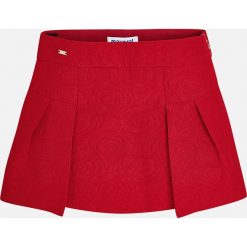 Mayoral - Spódnica dziecięca 92-134 cm. Czerwone spódniczki dziewczęce Mayoral, z haftami, z bawełny, mini, rozkloszowane. W wyprzedaży za 59,90 zł.